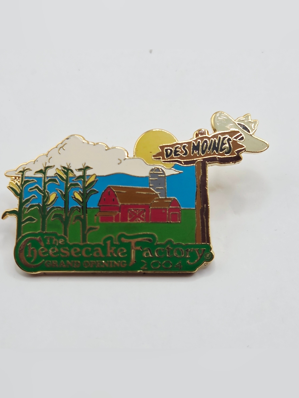 The Cheesecake Factory Des Moines Iowa Grand Opening 2004 Pin Corn Farm
